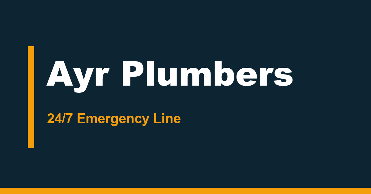 Ayr Plumbers website